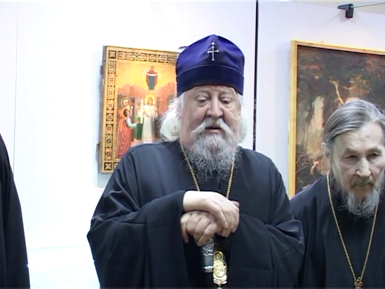 Митрополит Варнава на открытии выставки в Чебоксарах